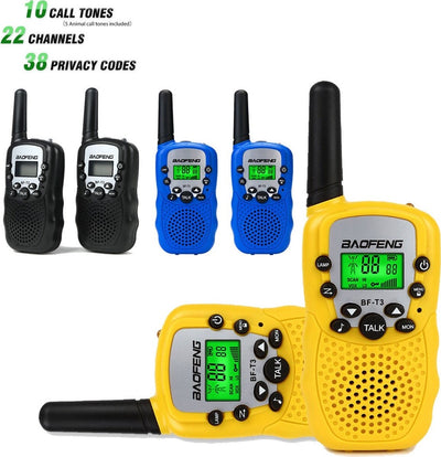 COPPIA WALKIE TALKIE VOX RICETRASMITTENTE COLORATI 2 PZ RADIO BAOFENG BF T3 Giochi e giocattoli/Elettronica per bambini/Walkie Talkie Trade Shop italia - Napoli, Commerciovirtuoso.it