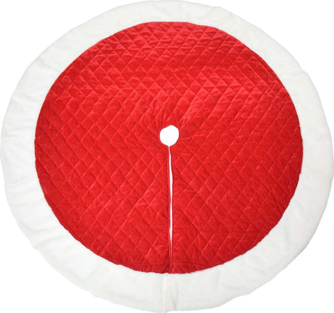 Copri base per albero di Natale in velluto Rosso e Bianco Ø 122 cm Casa e cucina/Decorazioni per interni/Addobbi e decorazioni per ricorrenze/Decorazioni natalizie/Basi e supporti per alberi di Natale MagiediNatale.it - Altamura, Commerciovirtuoso.it