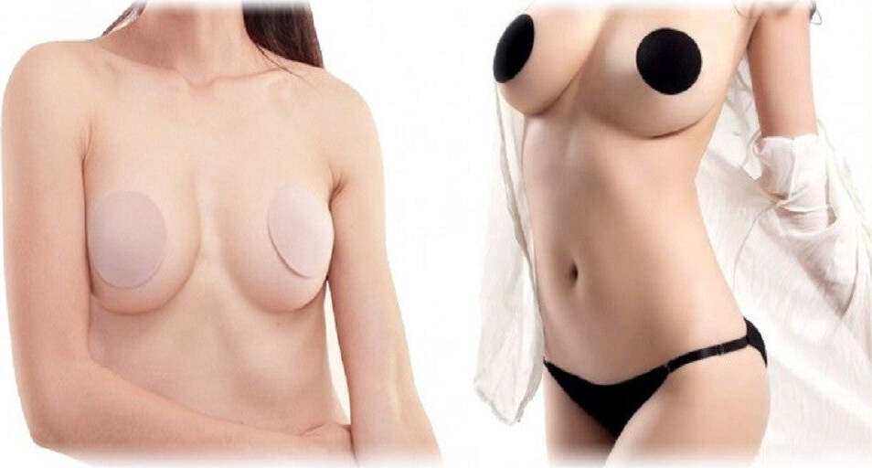 8 Paia Copricapezzoli In Silicone - Riutilizzabili, Invisibili, Per Abiti Senza Reggiseno - Foto 13