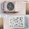 Copri condizionatore copertura per pompa esterna in alluminio 86 cm