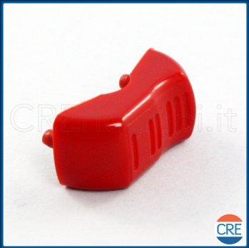 Copri-Tasto-Rettangolare-Satinato-Rosso-per-NA4012,-NA4021,-NA4023