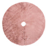 Copribase Kathlyn per albero di natale tappeto tondo color Rosa antico Ø90 cm