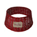 Cesta copri base per Albero di Natale colore rosso decorazione natalizia sottoalbero