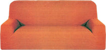 COPRIDIVANO 2 POSTI ARANCIONE MELODY ESTENDIBILE DA 110 A 150 CM ELASTICIZZATO  Trade Shop italia - Napoli, Commerciovirtuoso.it
