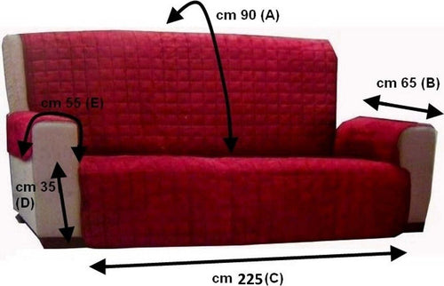 Copridivano 4 Posti No Elasticizzato Anche Per Divano Senza Braccioli E Relax Casa e cucina/Tessili per la casa/Fodere/Fodere copridivano La Bottega del Risparmio - Bari, Commerciovirtuoso.it