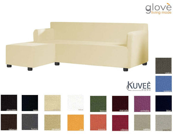 Copridivano con Penisola Glovè Chaise Lounge Sinistra Basic