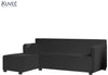 Copridivano con Penisola Glovè Chaise Lounge Sinistra Basic