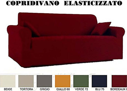 Copridivano Elasticizzato Linea Jolie 3 Posti Estensibile Da 170 a 240 Cm Diversi Colori Casa e cucina/Tessili per la casa/Fodere/Fodere copridivano La Bottega del Risparmio - Bari, Commerciovirtuoso.it