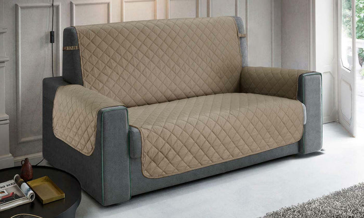 Tural Fodera Elasticizzata Per Divano 1 Posto - Beige, Lavabile, Traspirante