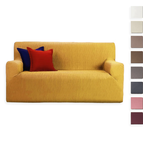 Riviera Copridivano 3 Posti in Tappezzeria Elasticizzata One More D34 - Passarelli Biancheria