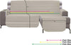 COPRIDIVANO PENISOLA SIMPATY PANNA 2 POSTI + PENISOLA Casa e cucina/Tessili per la casa/Fodere/Fodere copridivano Scontolo.net - Potenza, Commerciovirtuoso.it