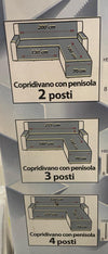 Copridivano Penisola Trapuntato BrioBon Hessense