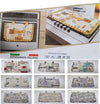 Copriforno-+-Coprifornello-Copri-Forno-Fornelli-Fuochi-Cuori-Rose-Fiocco
