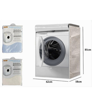 Coprilavatrice Copri Lavatrice Copertura In Peva Carica Frontale 58x62x85cm 52757