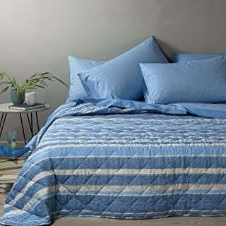 Copriletto Caleffi Trapuntato Primaverile Articolo Sky Blu in Cotone 260x265cm (Blu) Casa e cucina/Tessili per la casa/Biancheria da letto/Copriletti Biancheria Arredo Home - Nola, Commerciovirtuoso.it