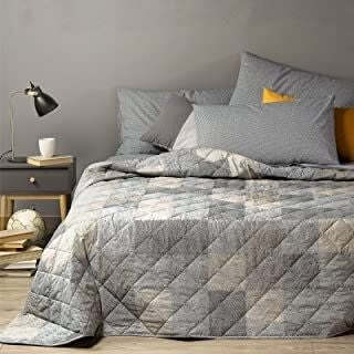 Copriletto Caleffi Trapuntato Primaverile Articolo Urban Style in Cotone 260x265cm (Grigio) Casa e cucina/Tessili per la casa/Biancheria da letto/Copriletti Biancheria Arredo Home - Nola, Commerciovirtuoso.it