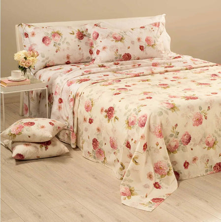 Copriletto-Estivo-Eden-Rose-in-Cotone-Panama-matrimoniale---Caleffi