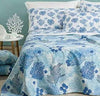Copriletto Estivo Leggero Piquet Di Puro Cotone Coral Blue (2 Piazze 260x260cm) Casa e cucina/Tessili per la casa/Biancheria da letto/Copriletti Biancheria Arredo Home - Nola, Commerciovirtuoso.it