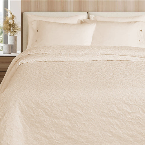 Daunex Copriletto Matrimoniale in Cotone con Fantasia Jacquard - Romance