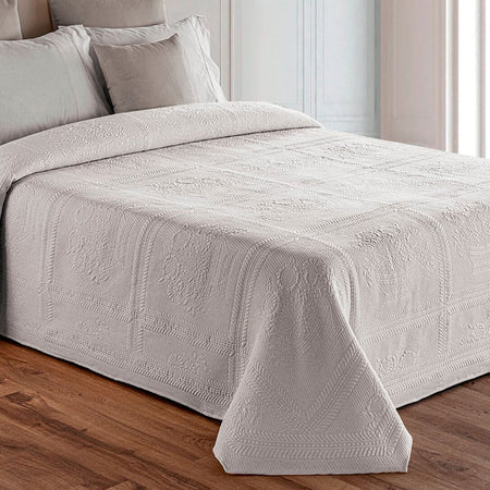 Daunex Copriletto Matrimoniale in Piquet di Cotone Jacquard - Botticelli 2505B80