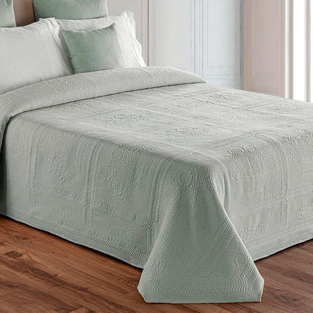 Daunex Copriletto Matrimoniale in Piquet di Cotone Jacquard - Botticelli 2505B80