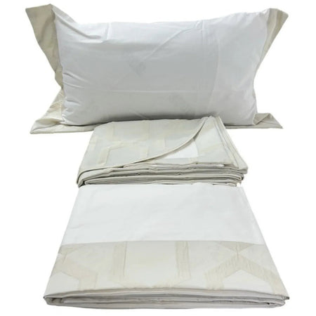 Copriletto + Lenzuolo Matrimoniale Alexander Tuscany Home Esagono – Jacquard 260x260 cm