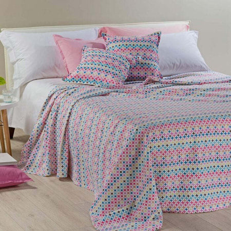 Copriletto Piquet Di Cotone Art Roxi Var Rosa Matrimoniale Casa e cucina/Tessili per la casa/Biancheria da letto/Copriletti Biancheria Arredo Home - Nola, Commerciovirtuoso.it