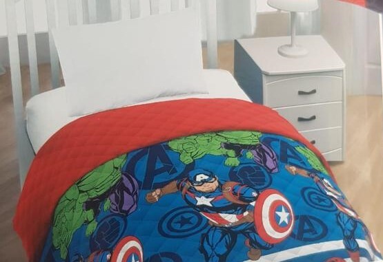 Copriletto trapuntino estivo disney avengers singolo