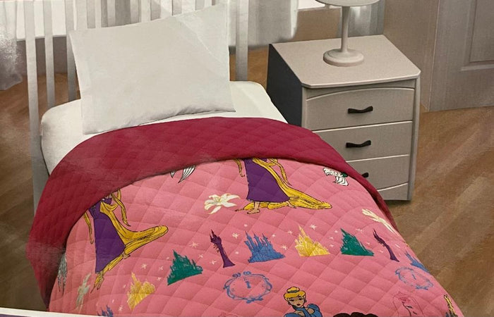 Copriletto trapuntino estivo disney principesse Singolo
