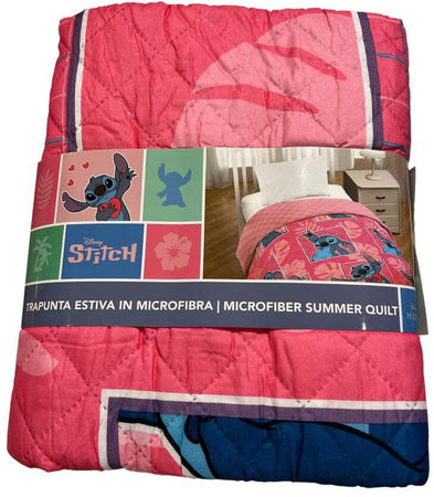 Copriletto trapuntino estivo disney stitch singolo