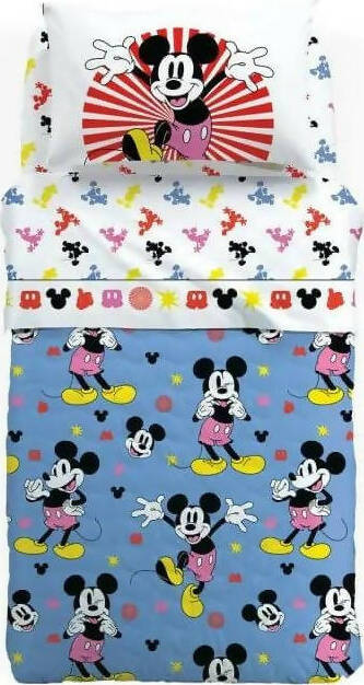 Copriletto Trapuntino Primaverile Caleffi Mickey Mouse Color In Cotone Con Imbottitura In Fibra Anallergica Misura 170x260 Cm Casa e cucina/Tessili per la casa/Biancheria per la cameretta/Trapunte e copriletti Puleo Casa - Palermo, Commerciovirtuoso.it