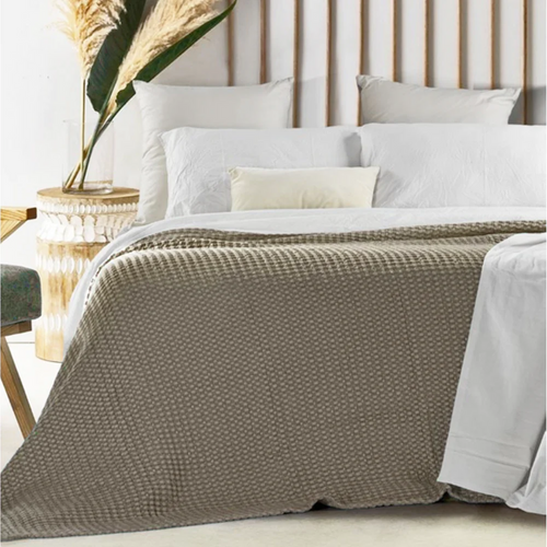 Bassetti Copriletto Estivo Nido d'Ape Stone washed No Stiro - Varie Dimensioni