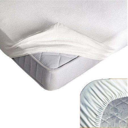 Coprimaterasso-Singolo-Salvamaterasso-Spugna-Con-Angoli-Elasticizzato-1x2