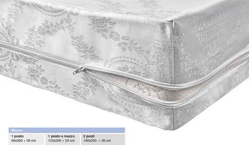 Coprimaterasso-Varie-Misure-con-Cerniera-100%-Cotone-Botticelli-Home-Partenope