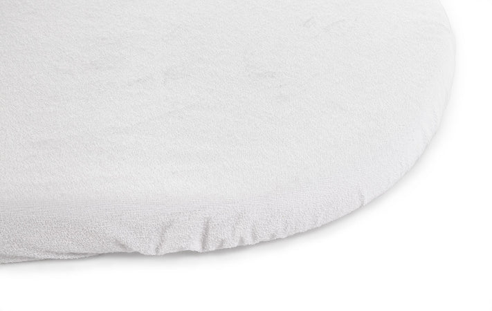 Coprimaterasso Childhome per Cestino Moses Impermeabile Bianco