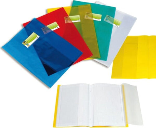 Coprimaxi - A4 - PPL - liscio trasparente - rosso - con alette - portanome - Sei Rota [multipack] 25 pezzi Cancelleria e prodotti per ufficio/Scuola e materiale didattico/Materiale scolastico/Copertine per i libri Eurocartuccia - Pavullo, Commerciovirtuoso.it