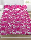 Copripiumino + Federe 1 Piazza e Mezza Camouflage Rosa Casa e cucina/Tessili per la casa/Biancheria per la cameretta/Lenzuola e federe/Set di lenzuola e federe Store Kitty Fashion - Roma, Commerciovirtuoso.it