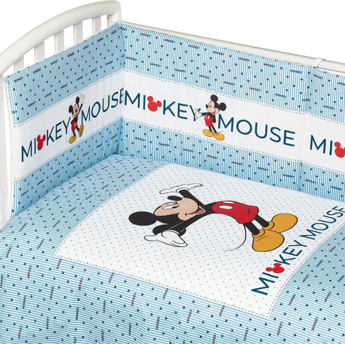 Copripiumino-lettino-con-paracolpi-Disney-Mickey-Mouse