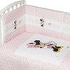 Copripiumino-lettino-con-paracolpi-Disney-Minnie-Mouse