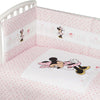 Copripiumino-lettino-con-paracolpi-Disney-Minnie-Mouse