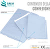 Copripiumino Matrimoniale Cotone 100% AZZURRO Double Face AZZURRO e BIANCO Inserimento Facile Set Copri Piumino E Federe Sacco Piumino Blu Chiaro 245 X 256 Cm 2x Cuscino 50 X 80 Cm Copri Piumino Con Patella Oeko-Tex Salvi Fabrics Casa e cucina/Tessili per la casa/Biancheria da letto/Copripiumini e set da letto/Set copripiumini e federe Salvi Fabrics - Casorate Sempione, Commerciovirtuoso.it