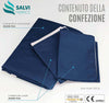 Copripiumino Matrimoniale Cotone Puro 100% Double Face Inserimento Facile Set Copripiumino E Federe Sacco Piumino 245 X 256 Cm 2x Cuscino 50 X 80 Cm Copri Piumino Con Patella Oeko-Tex Salvi Fabrics Casa e cucina/Tessili per la casa/Biancheria da letto/Copripiumini e set da letto/Set copripiumini e federe Salvi Fabrics - Casorate Sempione, Commerciovirtuoso.it