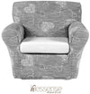 Copripoltrona Elasticizzato Brio Hessense Cuori