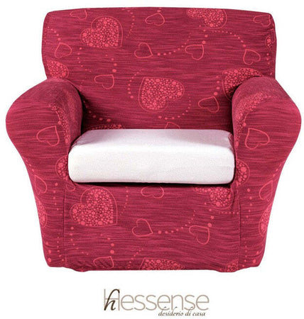 Copripoltrona Elasticizzato Brio Hessense Cuori
