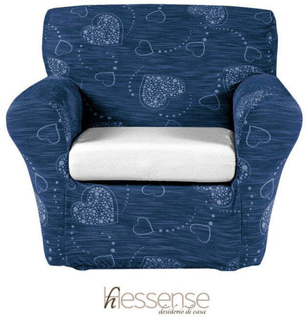 Copripoltrona Elasticizzato Brio Hessense Cuori