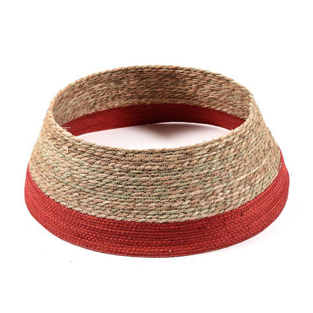 Copri base per Albero di Natale sottoalbero in corda decorato