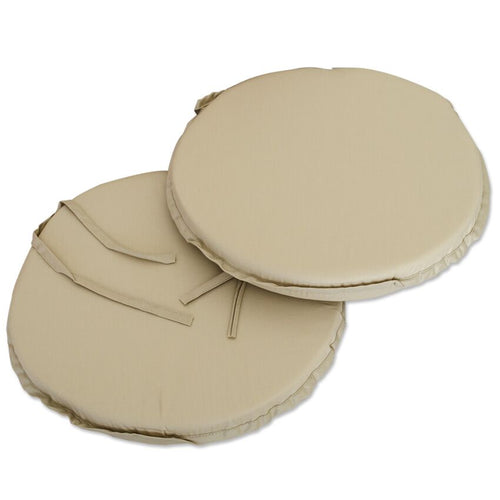 Set 2 Coprisedia Rotondo Con Fettucce By Maestri Cotonieri