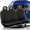 Coprisedili-Per-Furgone-3-Posti-Iveco-Daily-Universali-In-Cotone-Grigio-Scuro