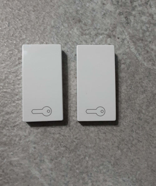 COPRITASTO COMPATIBILE VIMAR PLANA PULSANTE CHIAVE APRIPORTA LUCE CAMPANELLO