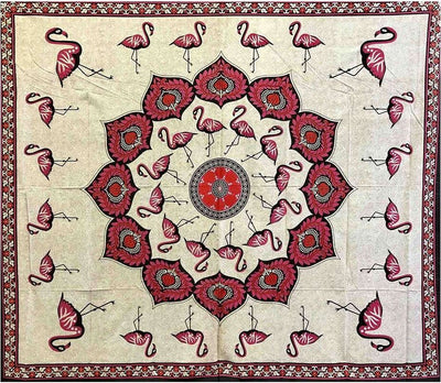 Copritutto Telo Arredo Cotone Misura 210x230 Fantasia Grande Fenicottero Casa e cucina/Decorazioni per interni/Arazzi e tappezzeria La Bottega del Risparmio - Bari, Commerciovirtuoso.it
